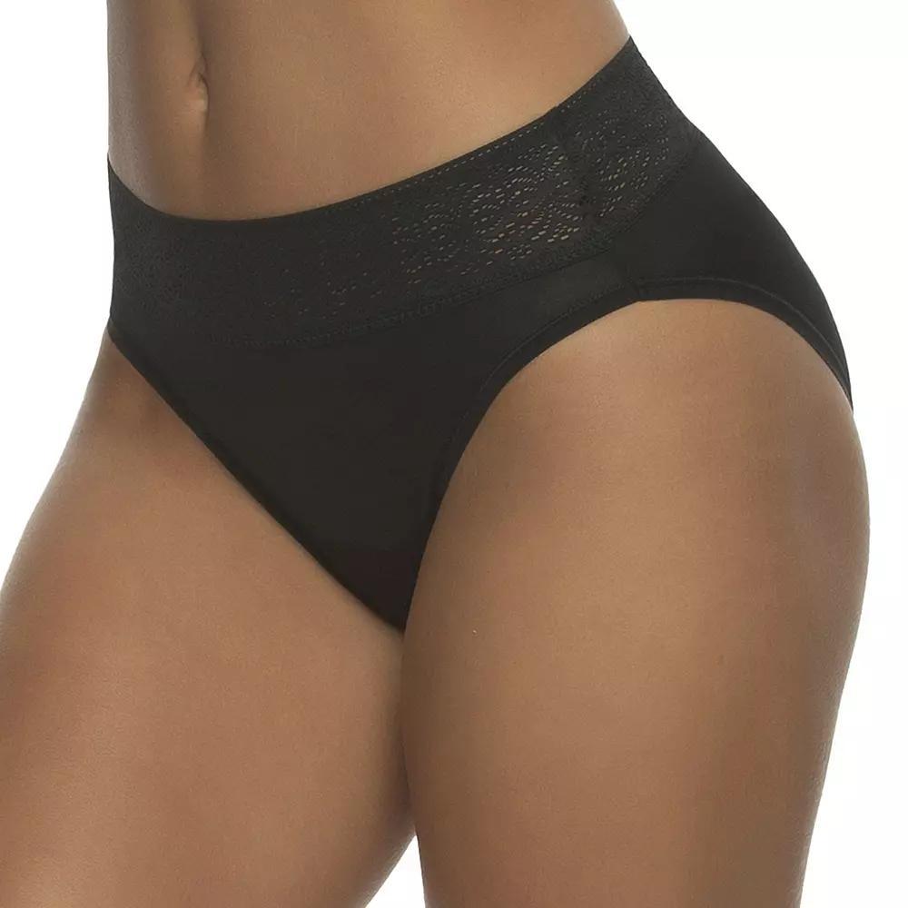 Women's Jezebel Serene High-Cut Panty 630164, Size: Large, Black Product Image