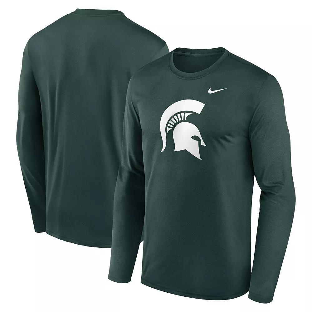 Men's Nike Green Michigan State Spartans Primetime Primary Legend Long Sleeve T-Shirt, Size: 2XL Product Image