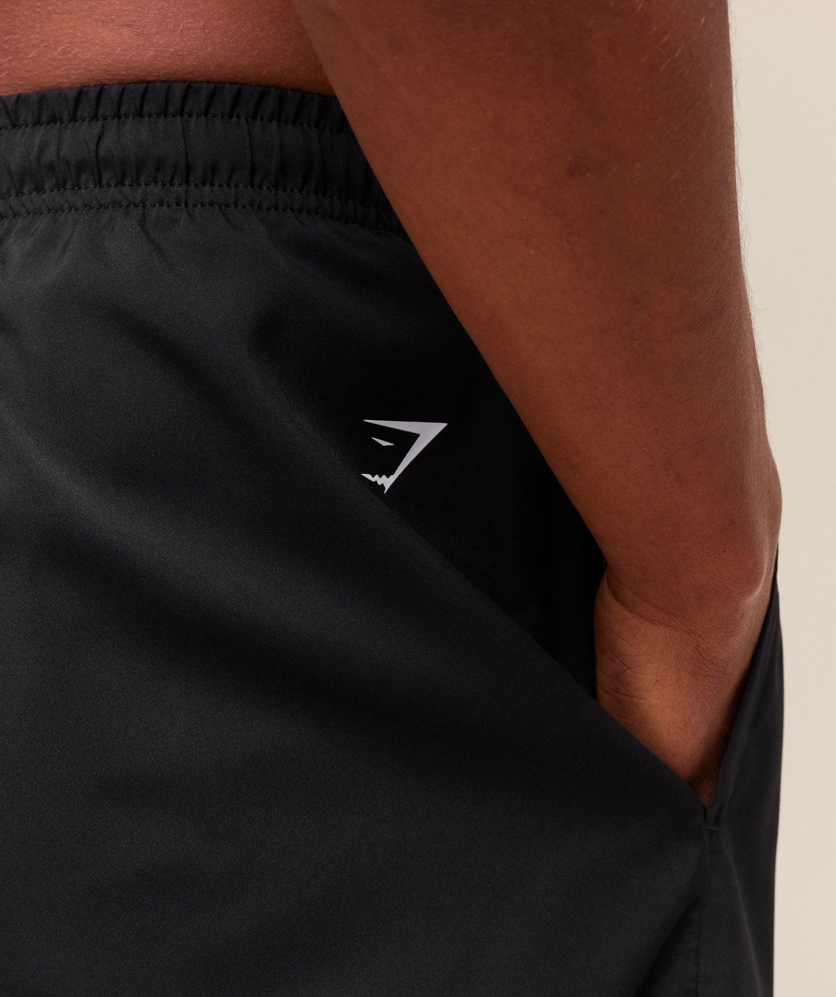 Gymshark S&C Graphic 7" Shorts - Black Male Product Image