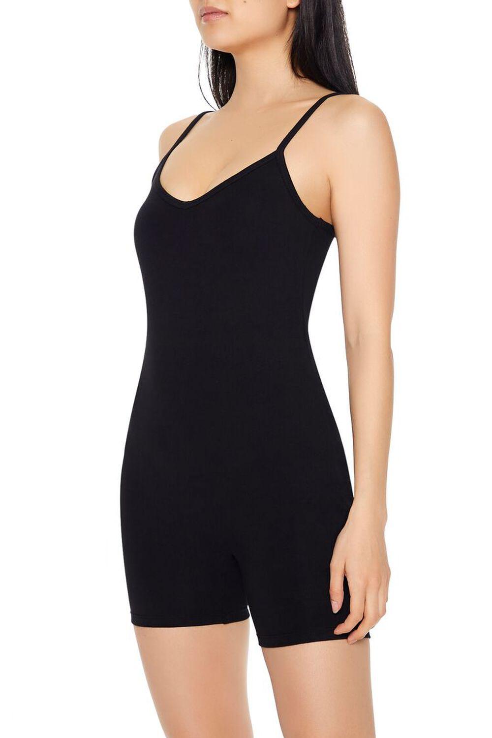 Fitted V-Neck Cami Romper | Forever 21 Product Image