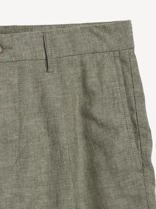 Slim Linen-Blend Chino Shorts -- 7-inch inseam Product Image