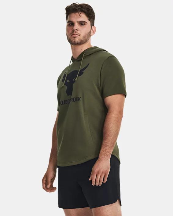 Men's Project Rock Terry Short Sleeve Hoodie Product Image