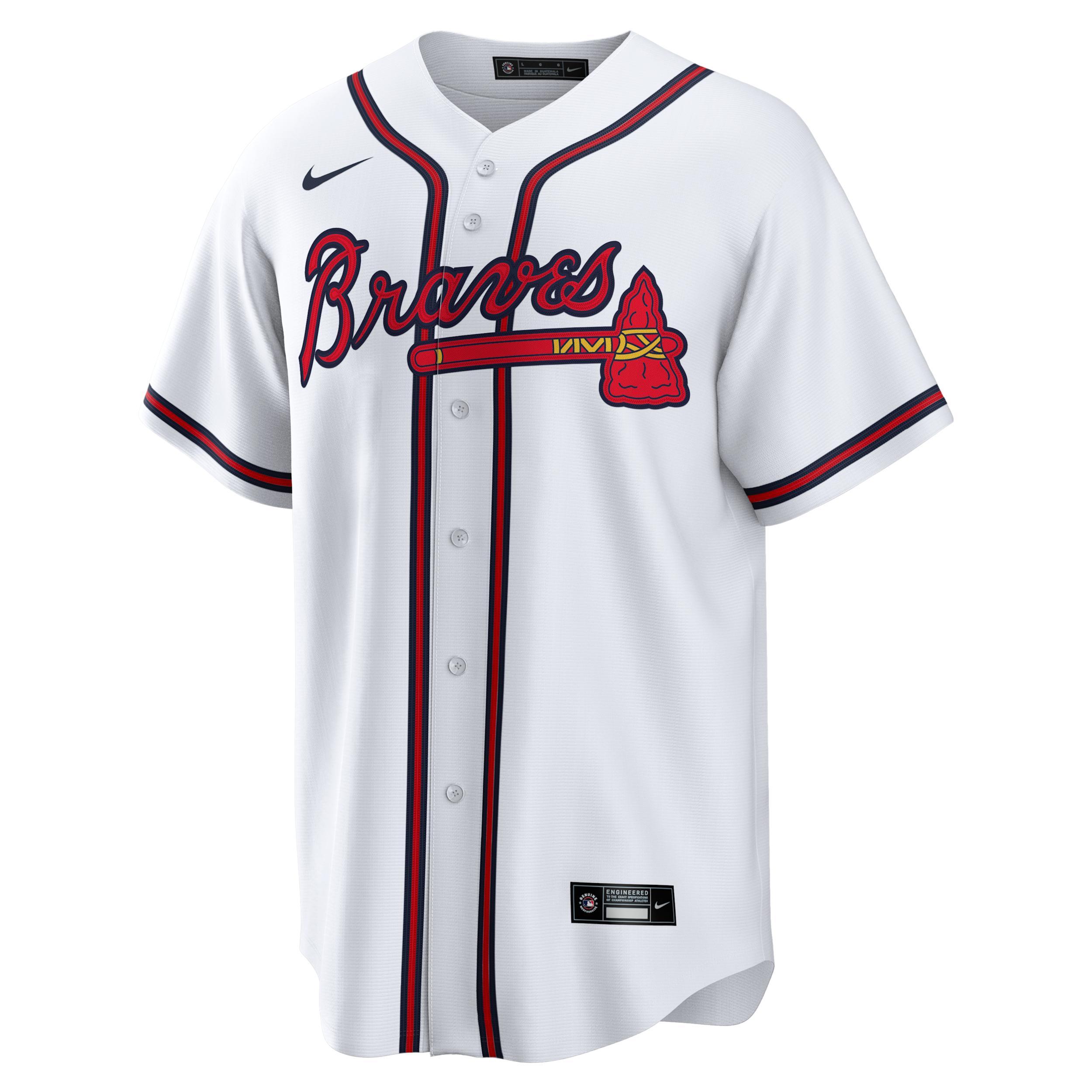 Spencer Strider Atlanta Braves Nike Mens MLB Replica Jersey | T770AWWHAW7-3Z7 Product Image