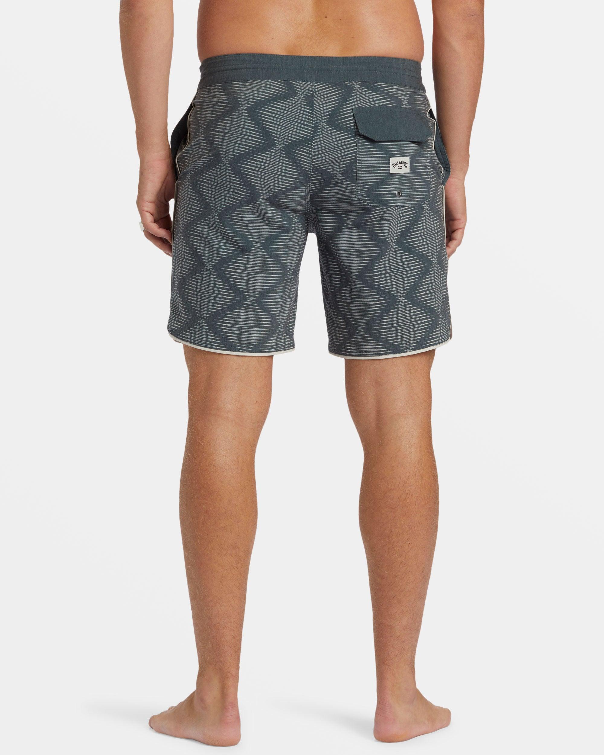 73 Lo Tide 18" Boardshorts - Slate Green Male Product Image