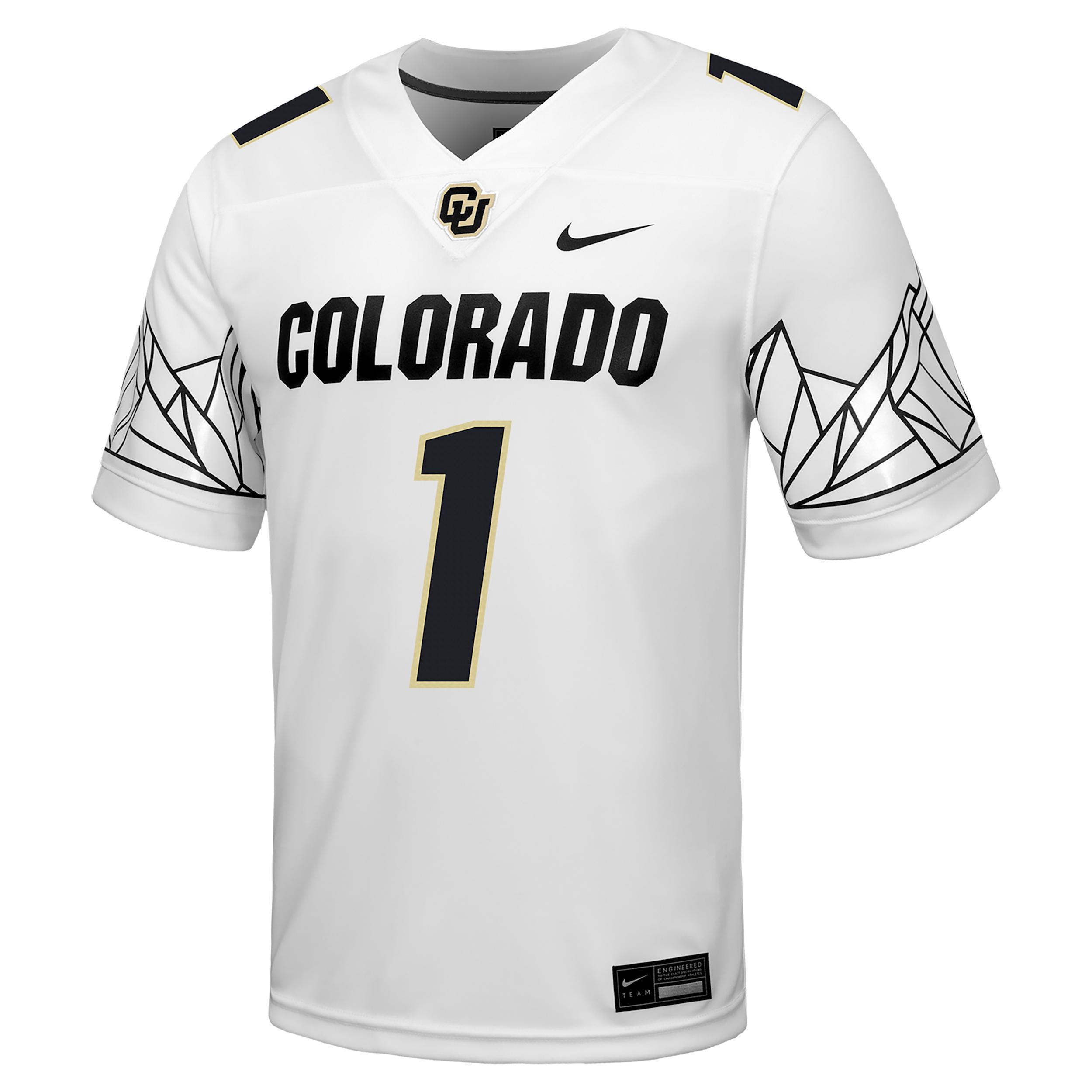 Colorado Nike Mens College Football Replica Jersey | P31811COLO-WHT Product Image