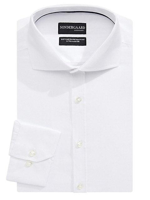 Sondergaard Men's Modern-Fit White Dress Shirt Male Product Image