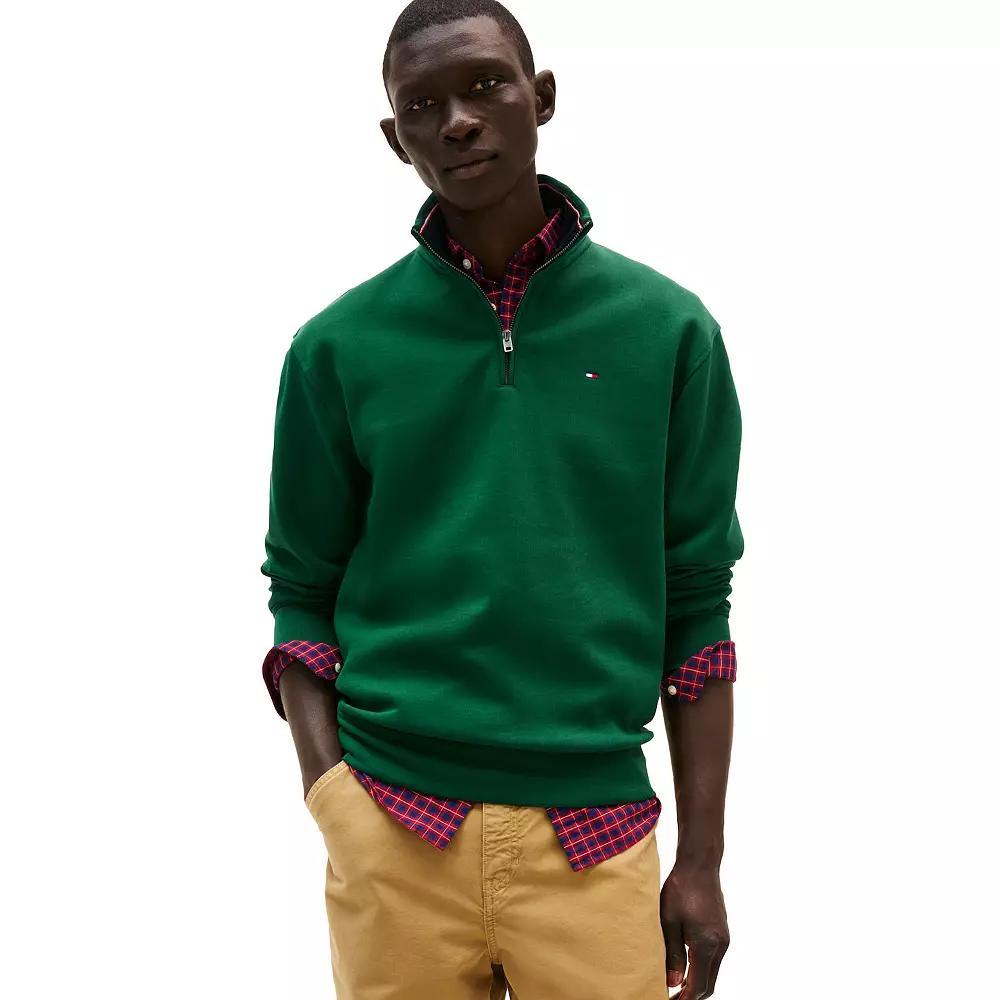 Men's Tommy Hilfiger Logo Quarter-Zip Top,  Product Image