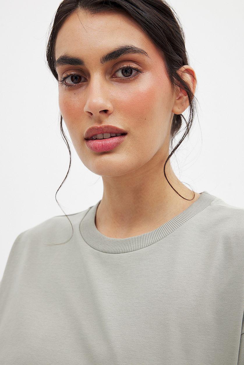 Round Neck Oversized Heavy Tee Product Image