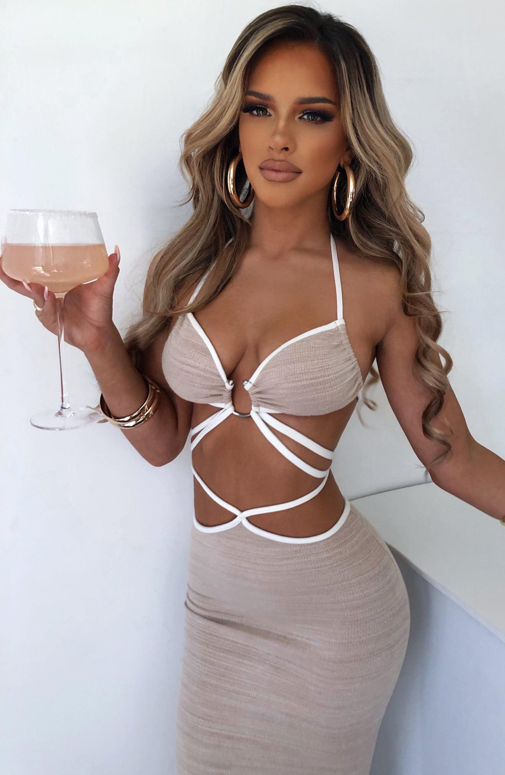 Lelita Maxi Skirt - Beige Product Image