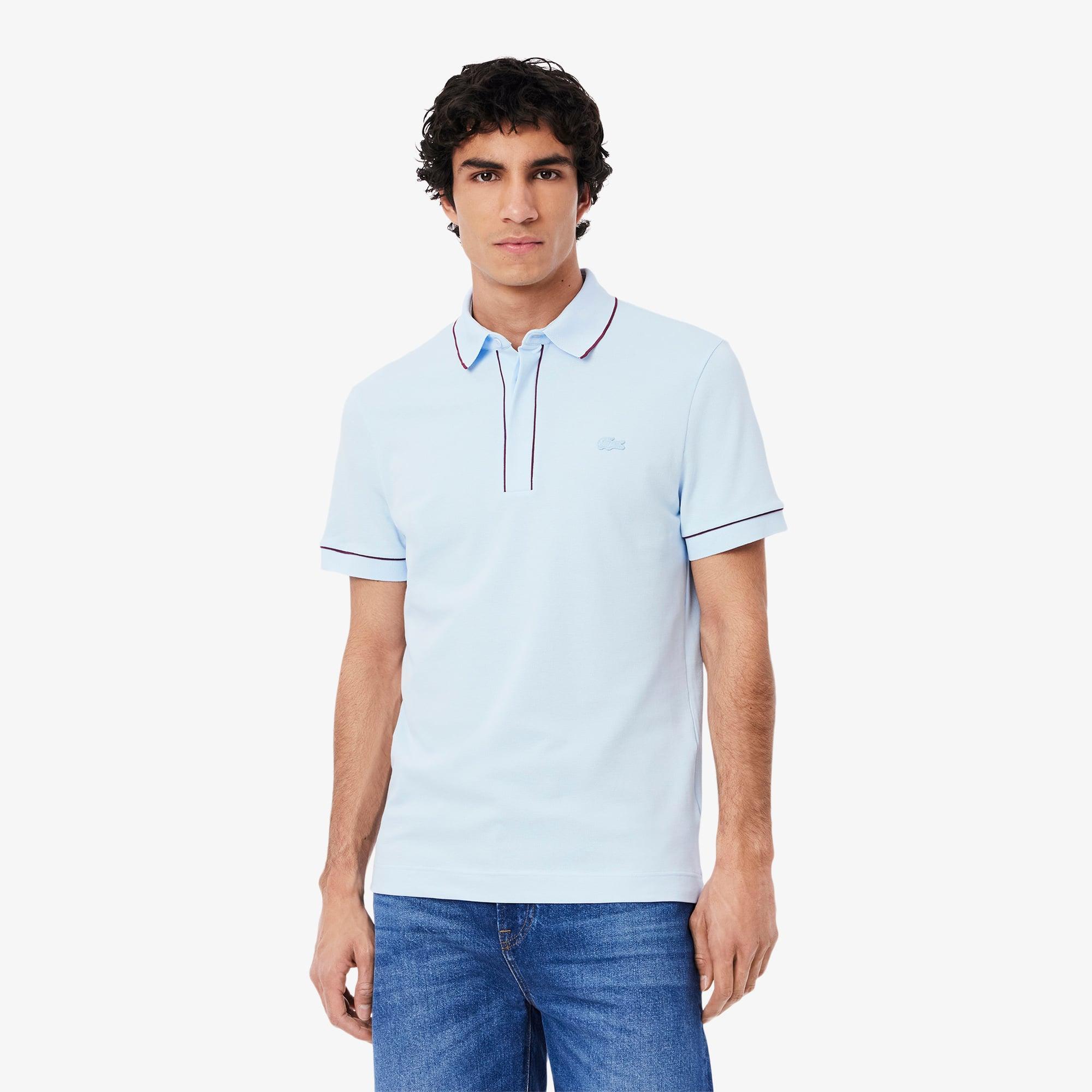 Regular Fit Paris Stretch Piqué Polo Shirt Product Image