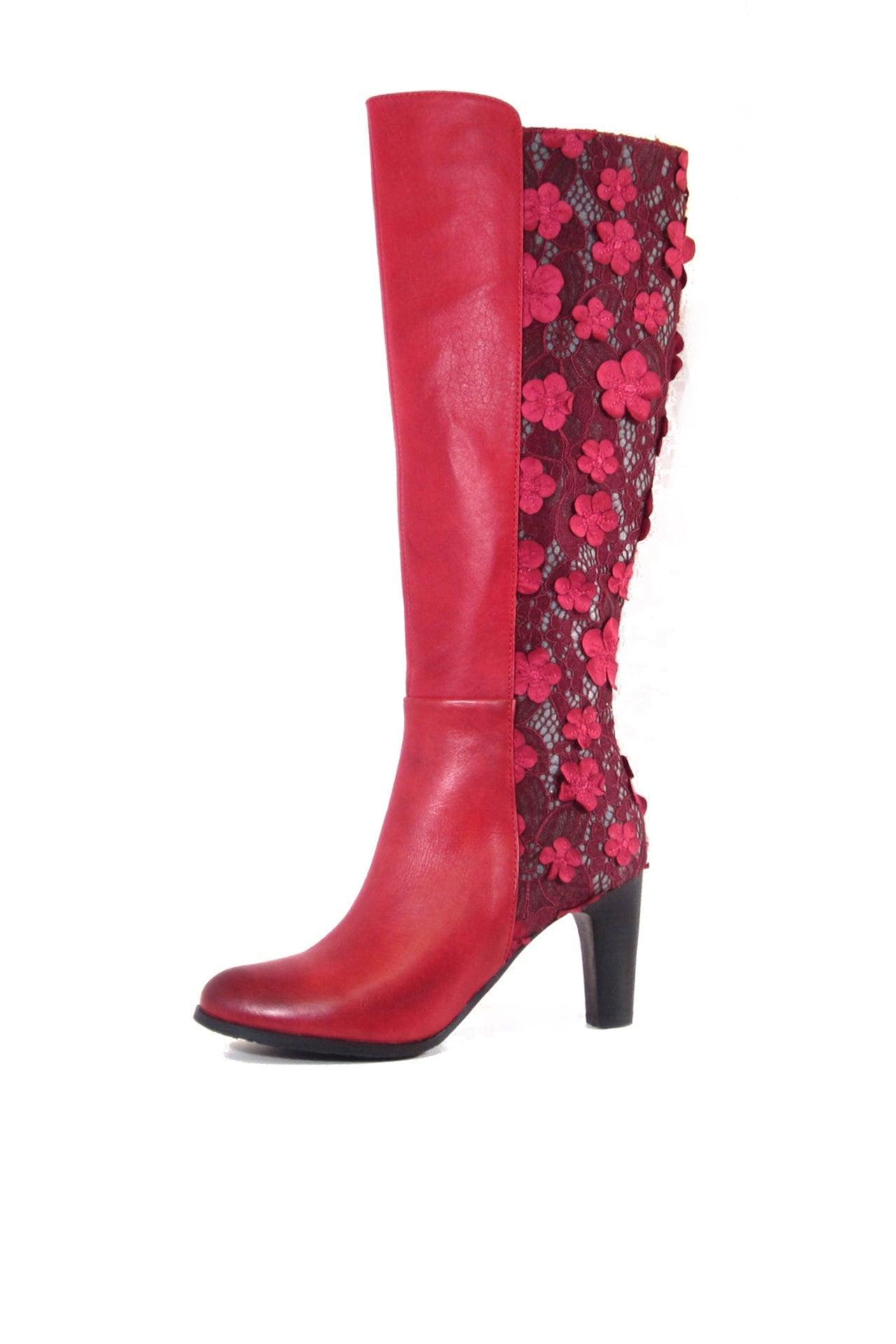 Geller Floral Lace Boots Product Image