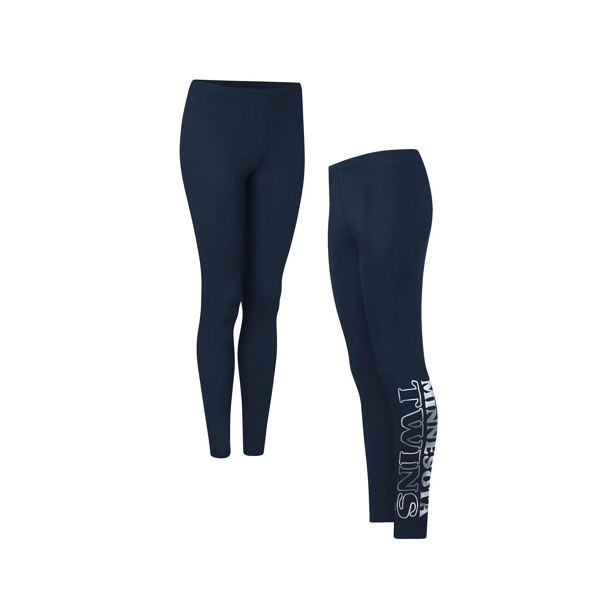 Women's G-III 4Her by Carl Banks Navy Minnesota Twins Stadium Leggings,  Product Image