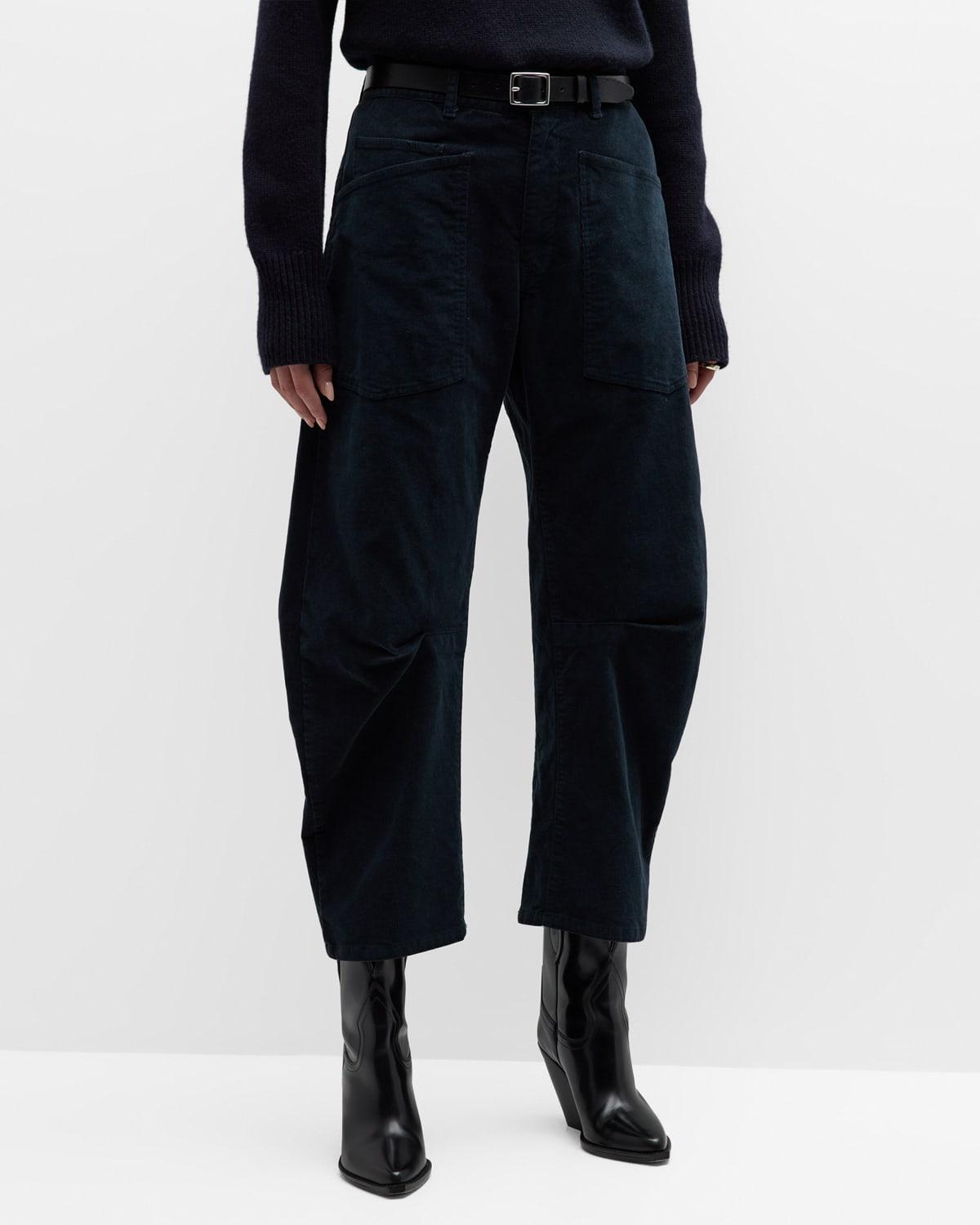 Shon Mid-Rise Cropped Pants Product Image