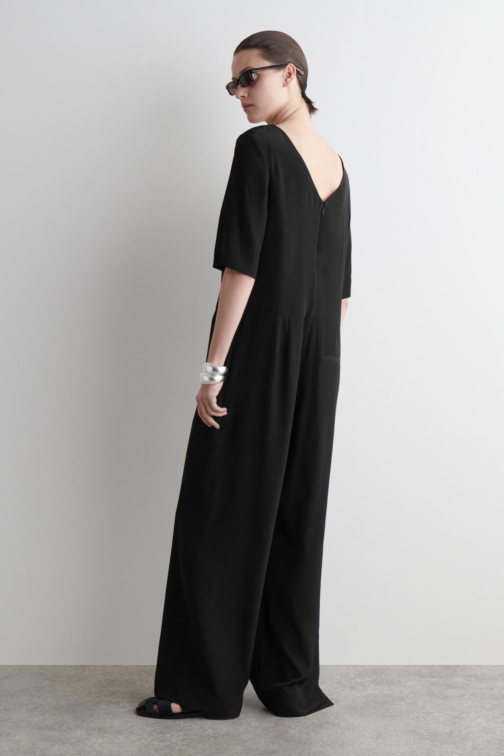 SILK-CREPE JUMPSUIT Product Image
