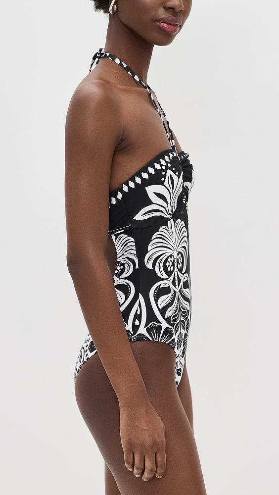 FARM Rio Flowers Leopards One Piece | Shopbop Product Image