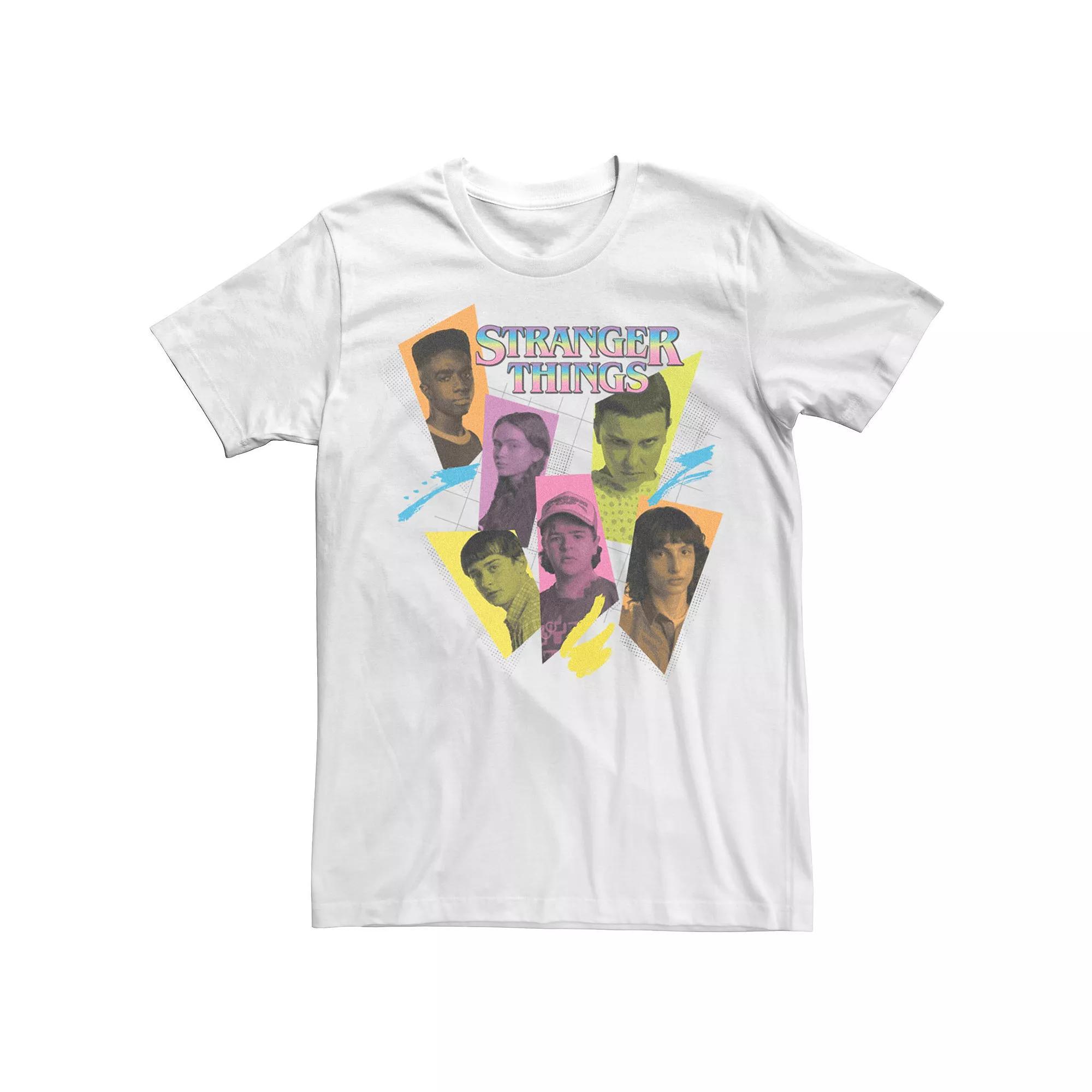 Men's Netflix Stranger Things Eleven, Lucas, Dustin, Max, Will, Mike Tee,  Product Image