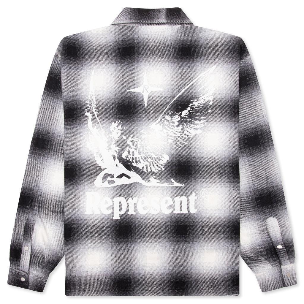 Spirits of Summer Flannel Shirt - Black/White Male Product Image