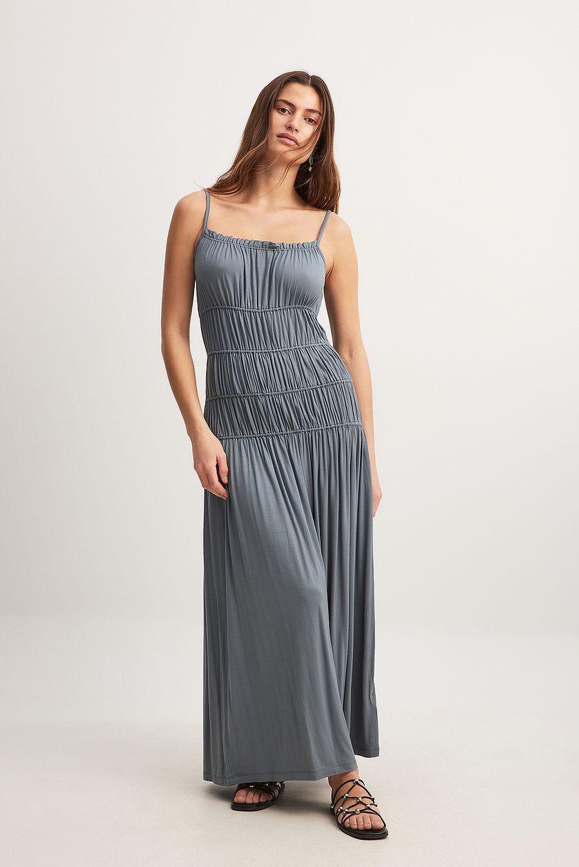 Rouched Maxi Dress Product Image