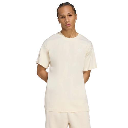 adidas Mens adidas Trefoil Essentials OS T-Shirt - Mens Medium Grey Heather/White Product Image