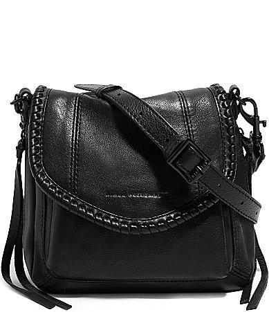 Aimee Kestenberg All For Love Mini Solid Black Leather Crossbody Bag Product Image