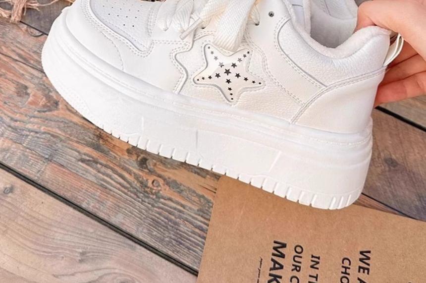 Platform Panel Sneakers Product Image