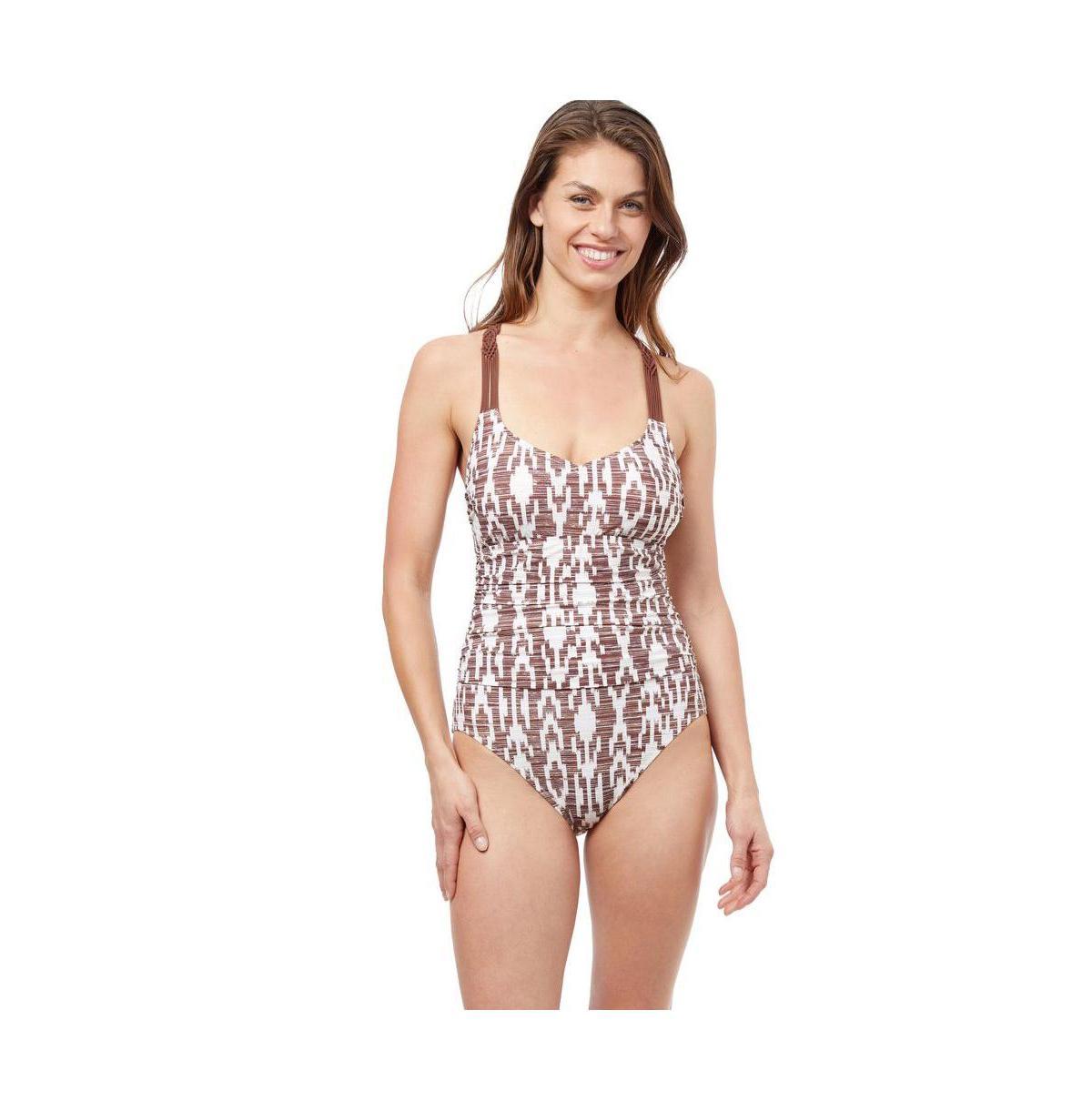 Womens Iota Printed One-Piece Swimsuit Product Image