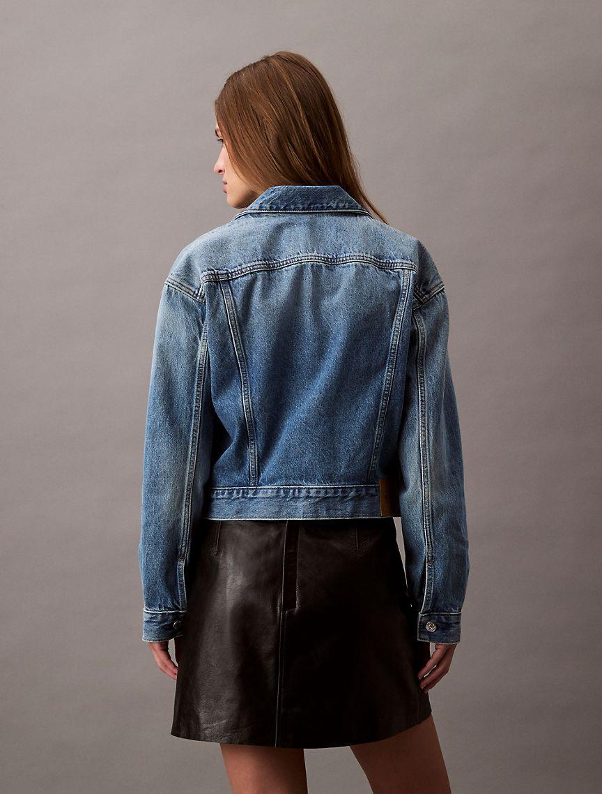 90s Denim Trucker Jacket Product Image