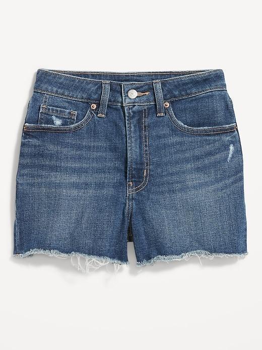 High-Waisted OG Cut-Off Jean Shorts -- 3-inch inseam Product Image