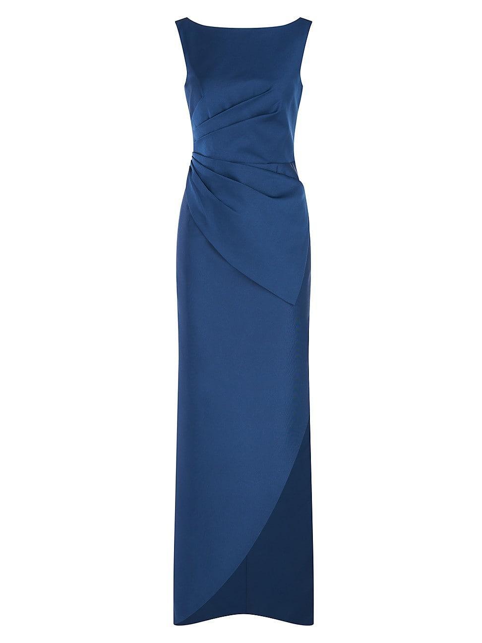 Womens Felix Draped Column Gown Product Image