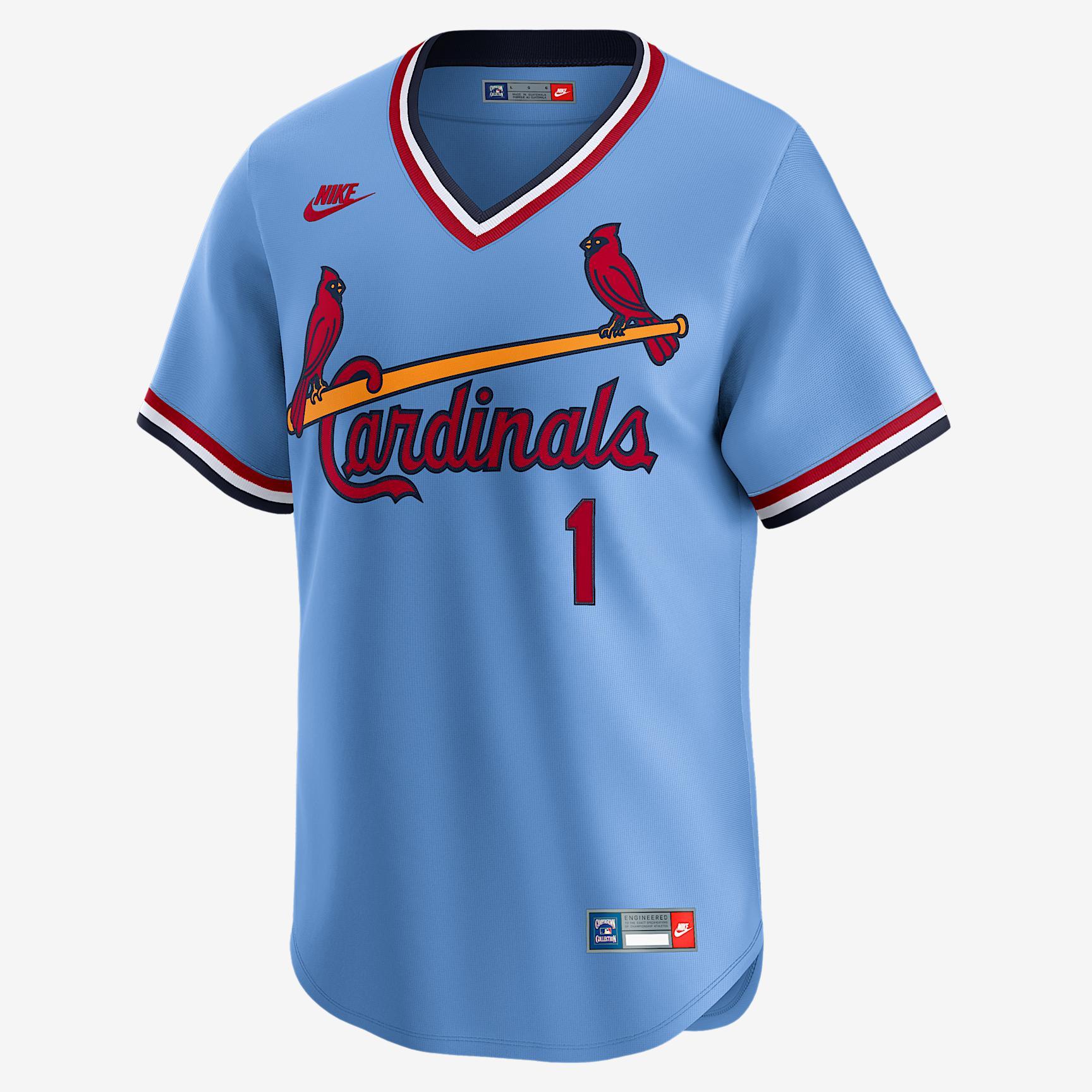 Ozzie Smith St. Louis Cardinals Cooperstown Nike Mens Dri-FIT ADV MLB Limited Jersey | CO25SCC2QLL-218 Product Image
