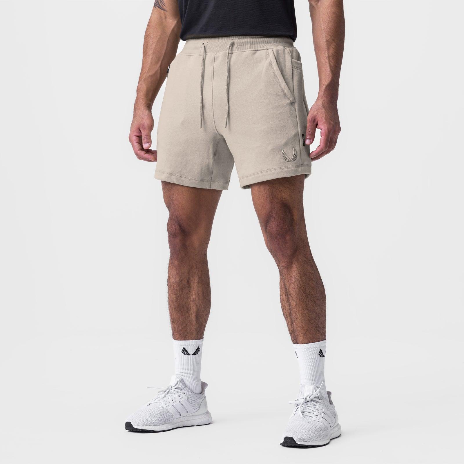 0867. Tech-Terry™ Sidelock Sweat Short -  Sand Smoke Product Image