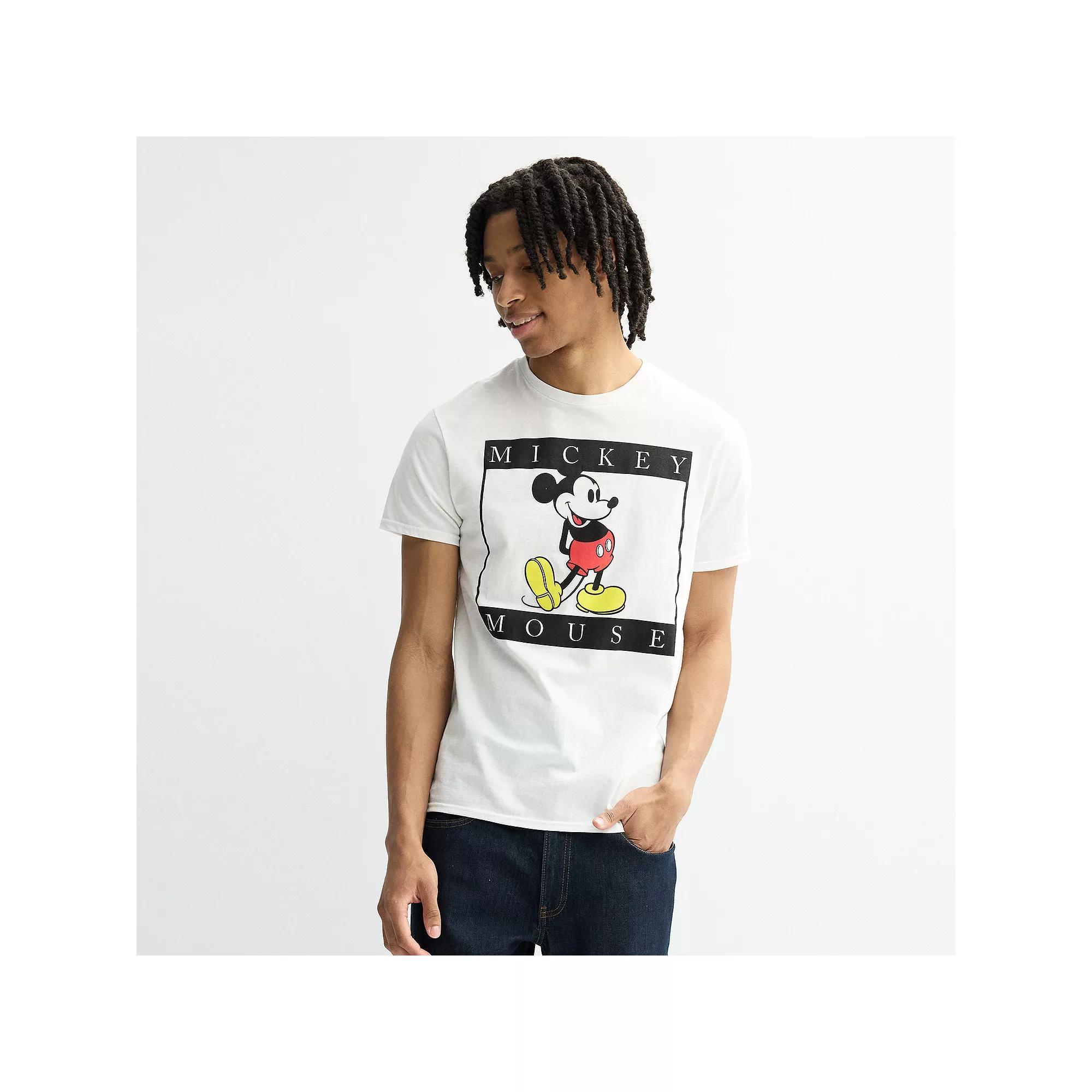 Disney's Mickey Mouse Men's Black Frame Graphic Tee,  Product Image