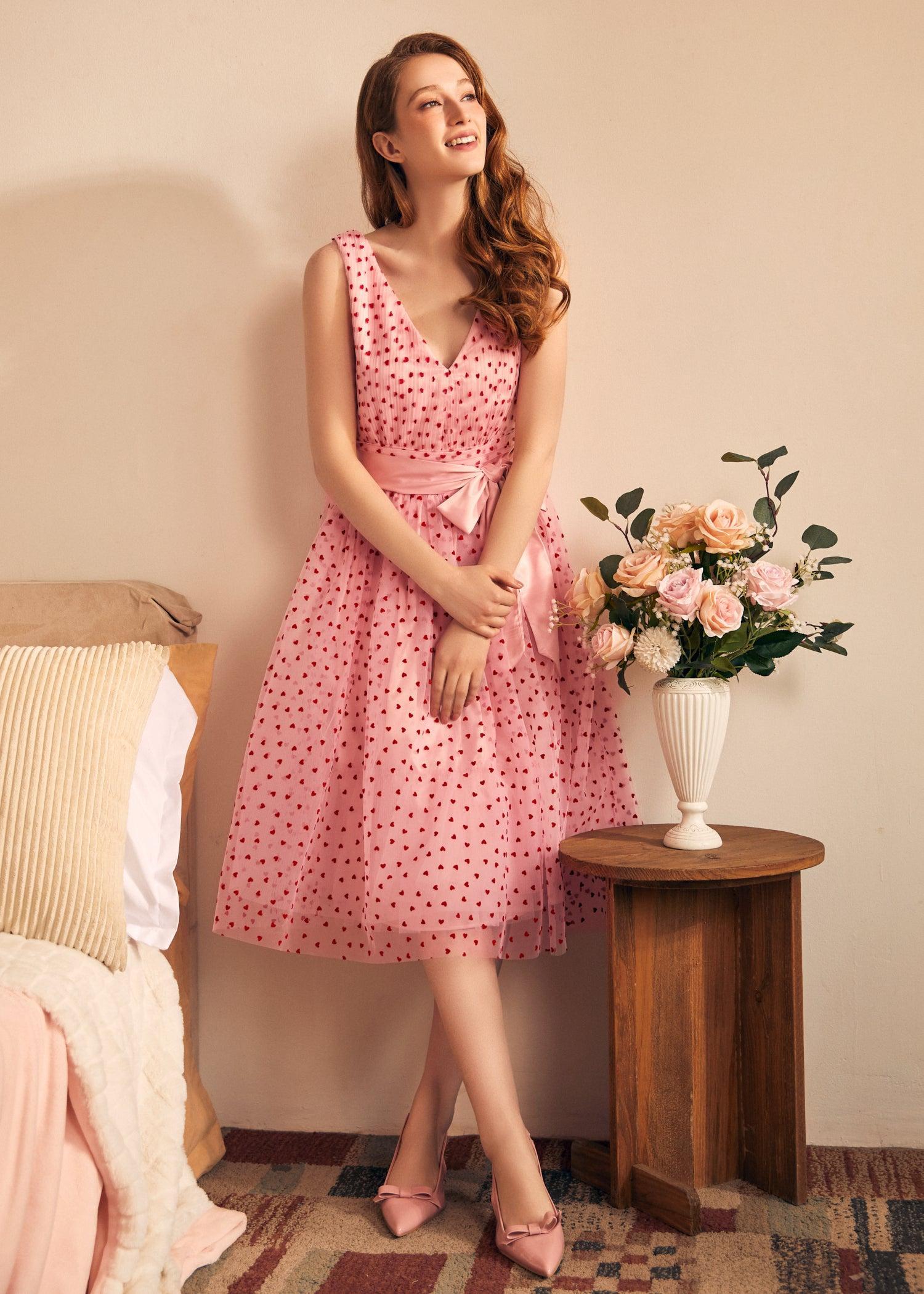 Memory Lane Fit & Flare Dress Product Image