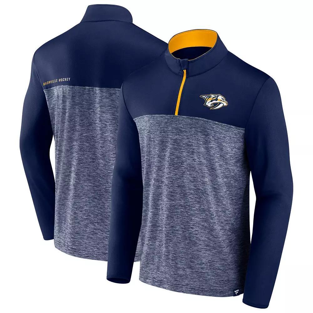 Men's Fanatics Blue St. Louis Blues Iconic Defender Quarter-Zip Jacket,  Product Image