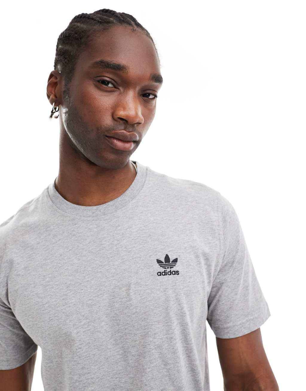 adidas Originals essential t-shirt in gray Product Image