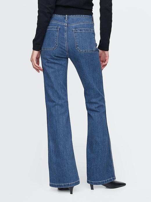 High Rise '70s Flare Jeans Product Image