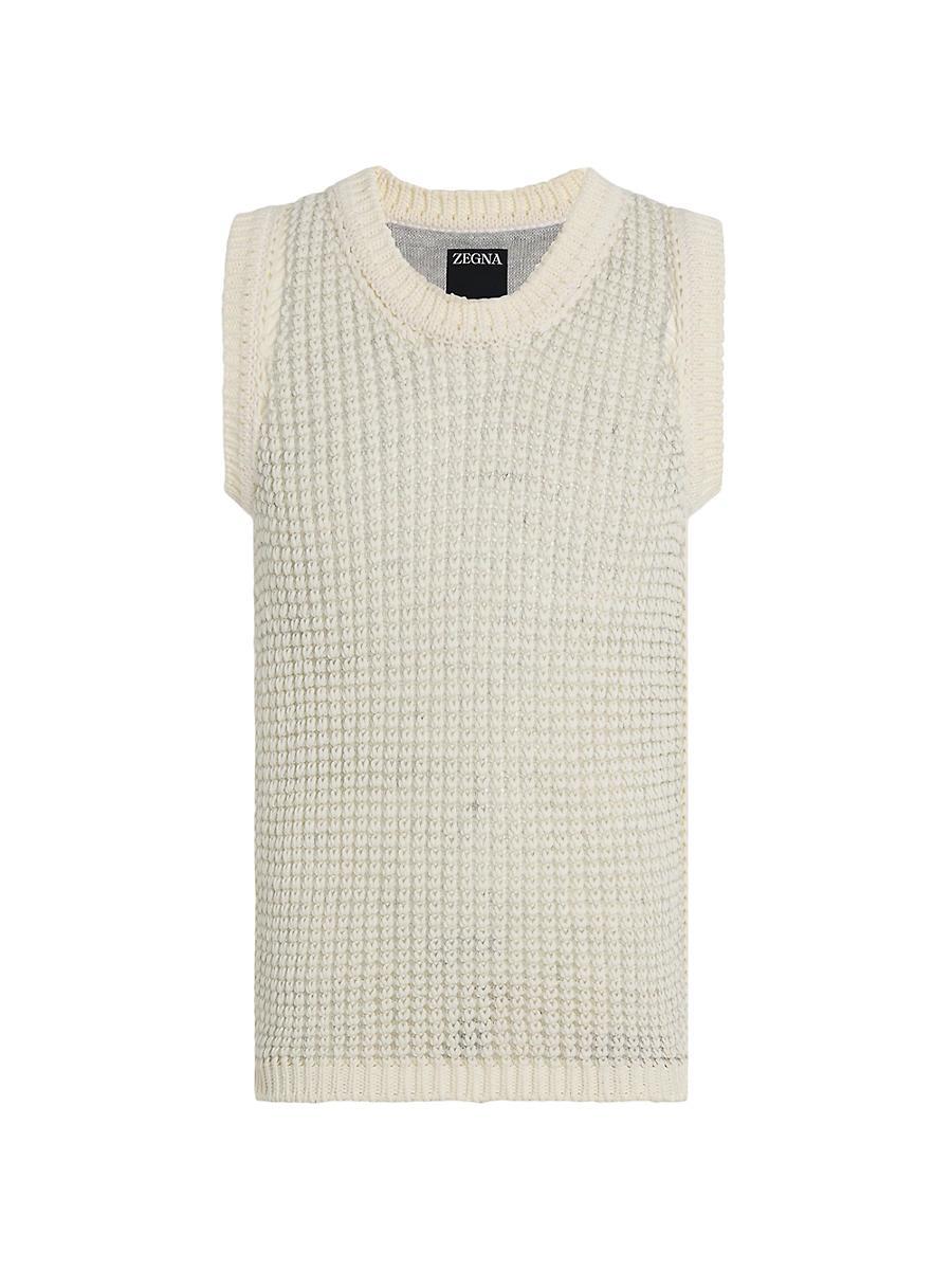 Mens Cotton and Linen Vest Product Image