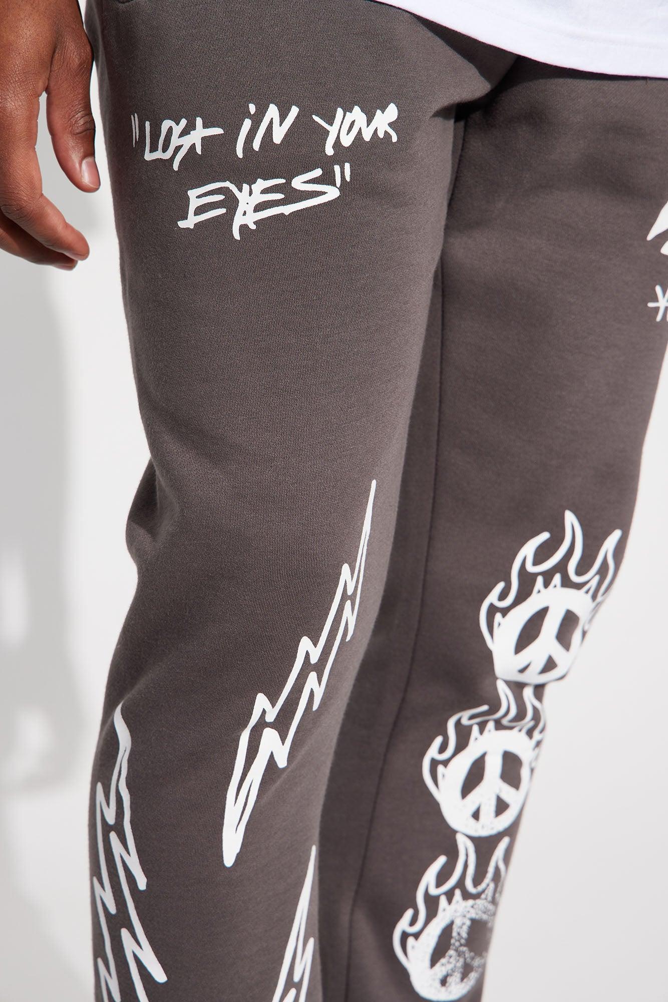 Faded Youth Flared Sweatpant - Charcoal Product Image