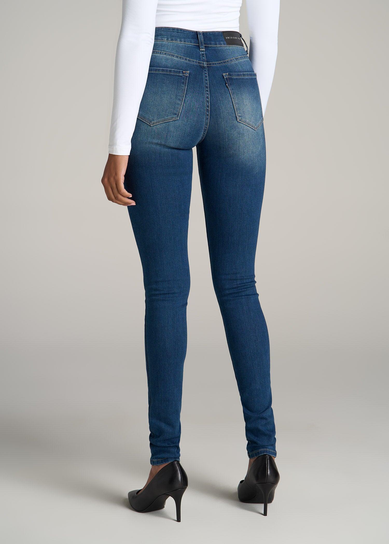 Georgia High-Rise Skinny Jeans for Tall Women in Classic Blue Female Product Image