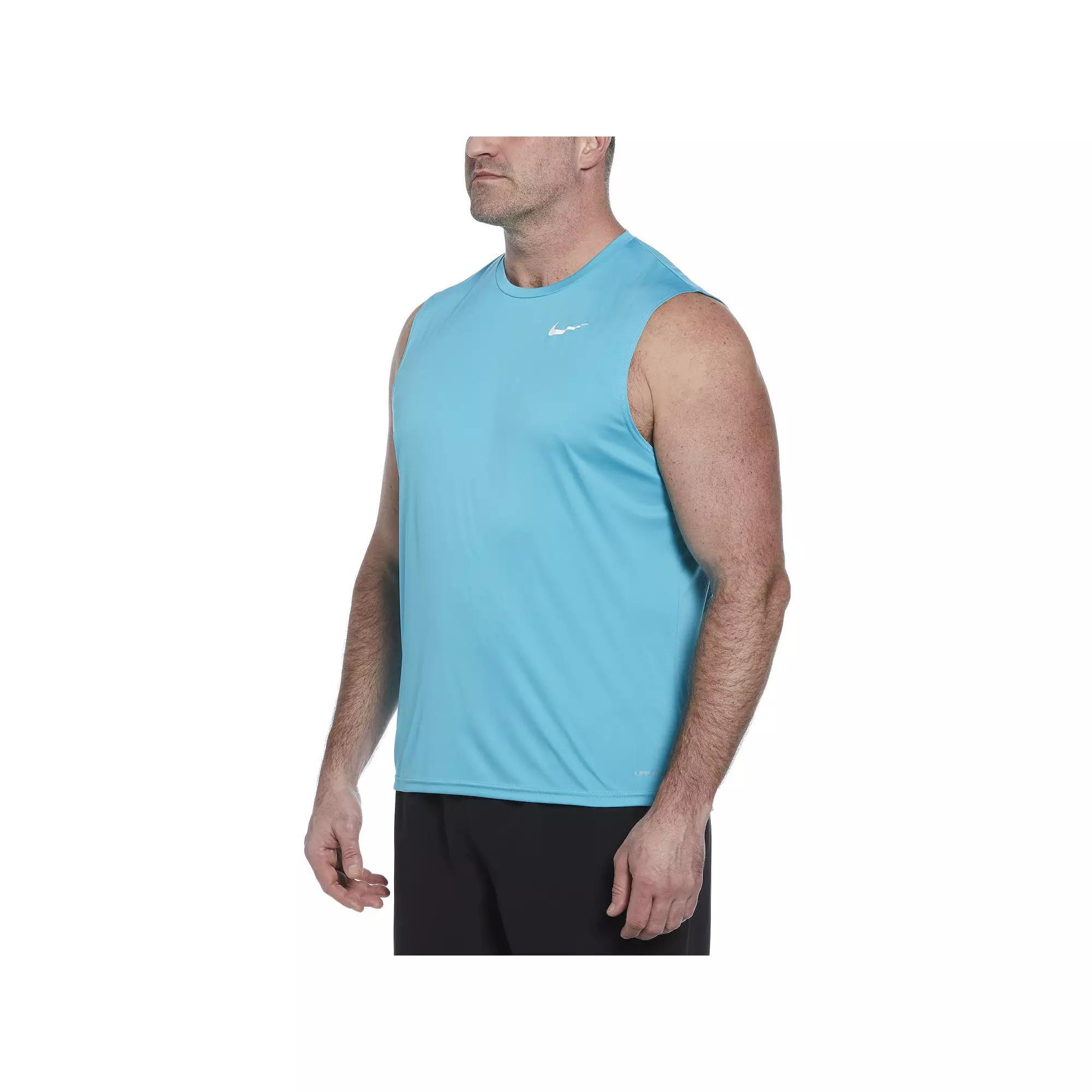 Big & Tall Nike Dri-FIT UPF 40+ Essential Sleeveless Hydroguard Swim Tee, Men's, Size: Large Tall, Dusty Cactus Product Image