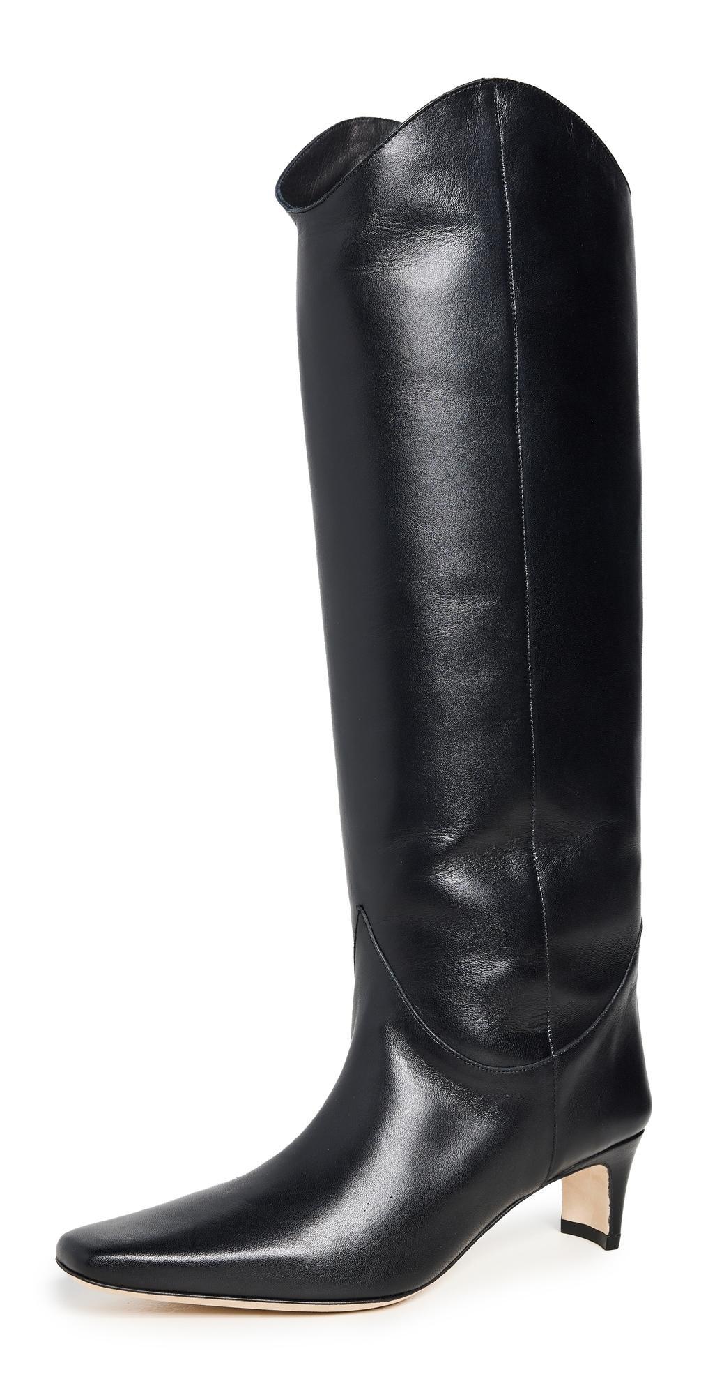 Womens Western Wally 50MM Leather Knee-High Boots Product Image