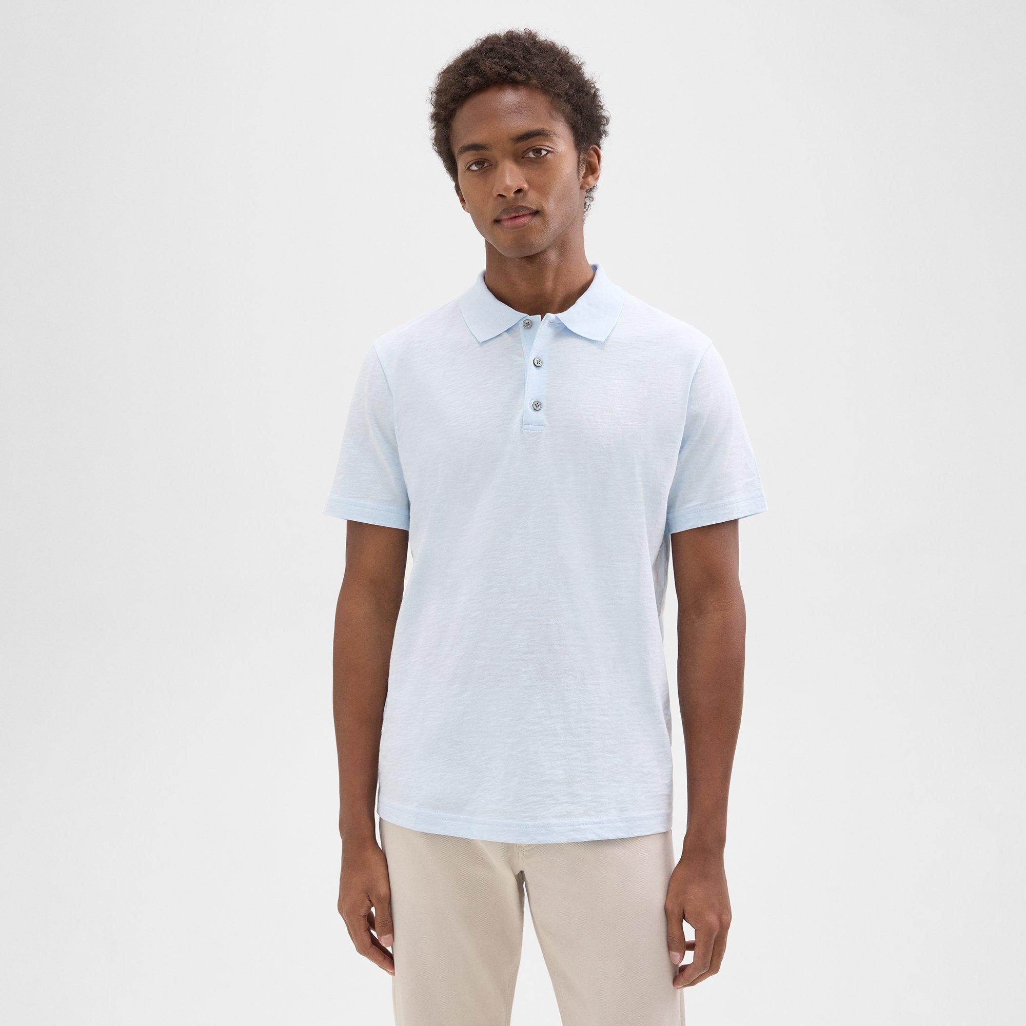 Slub Cotton Bron Polo Shirt | Theory Product Image