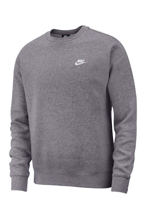 Nike Men's Club Crewneck Sweatshirt in Fir/White at Nordstrom, Size Xx-Large Product Image