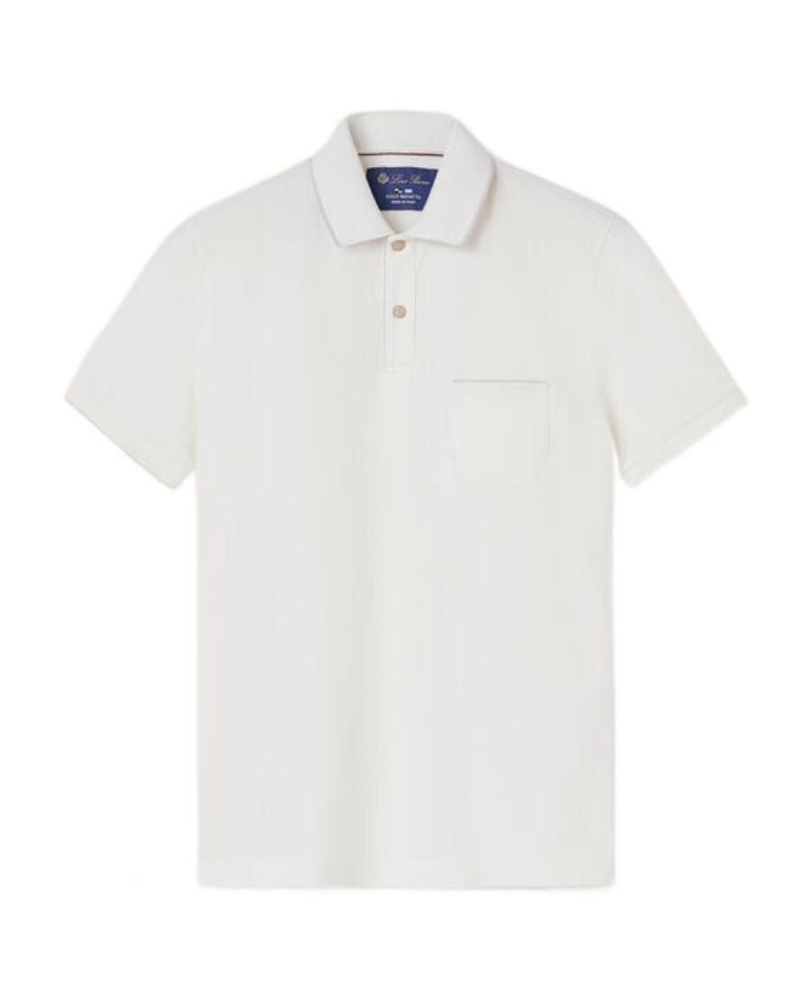 LORO PIANA Regatta Short Sleeved Polo Shirt In White Product Image