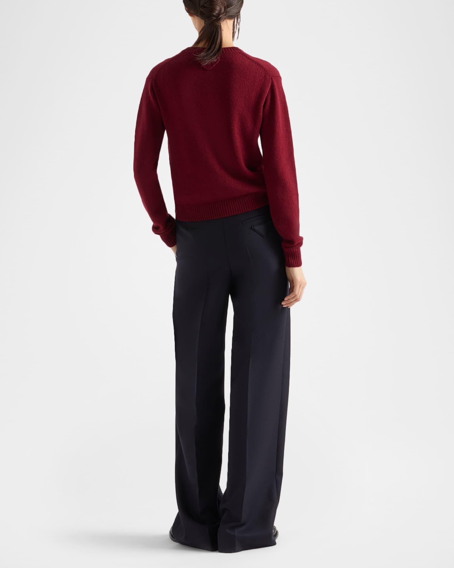 Cashmere Crewneck Cardigan Product Image