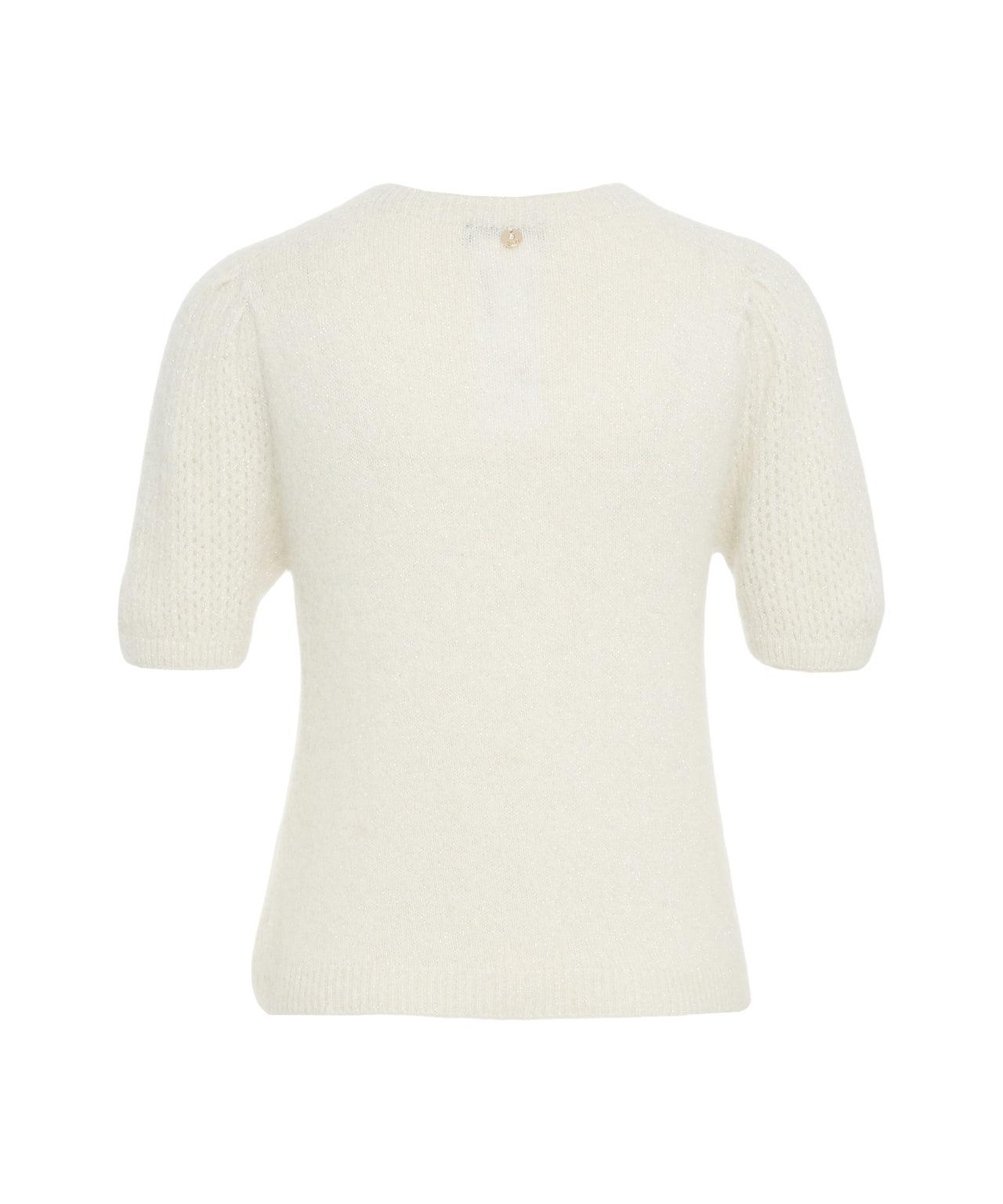 Pullover with puff sleeves Product Image