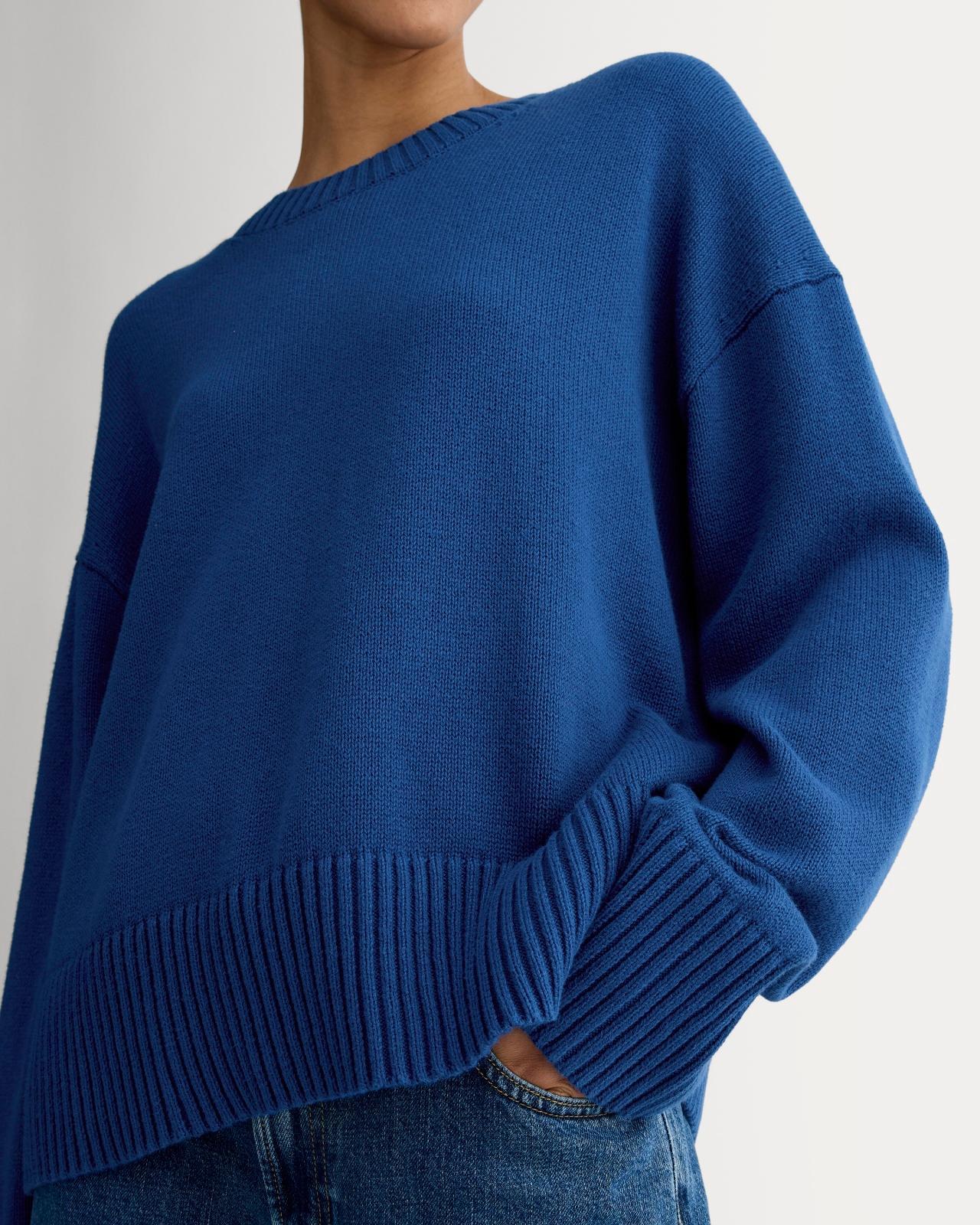 Womens Boxy Sweater in Everyday Cotton by Everlane Product Image