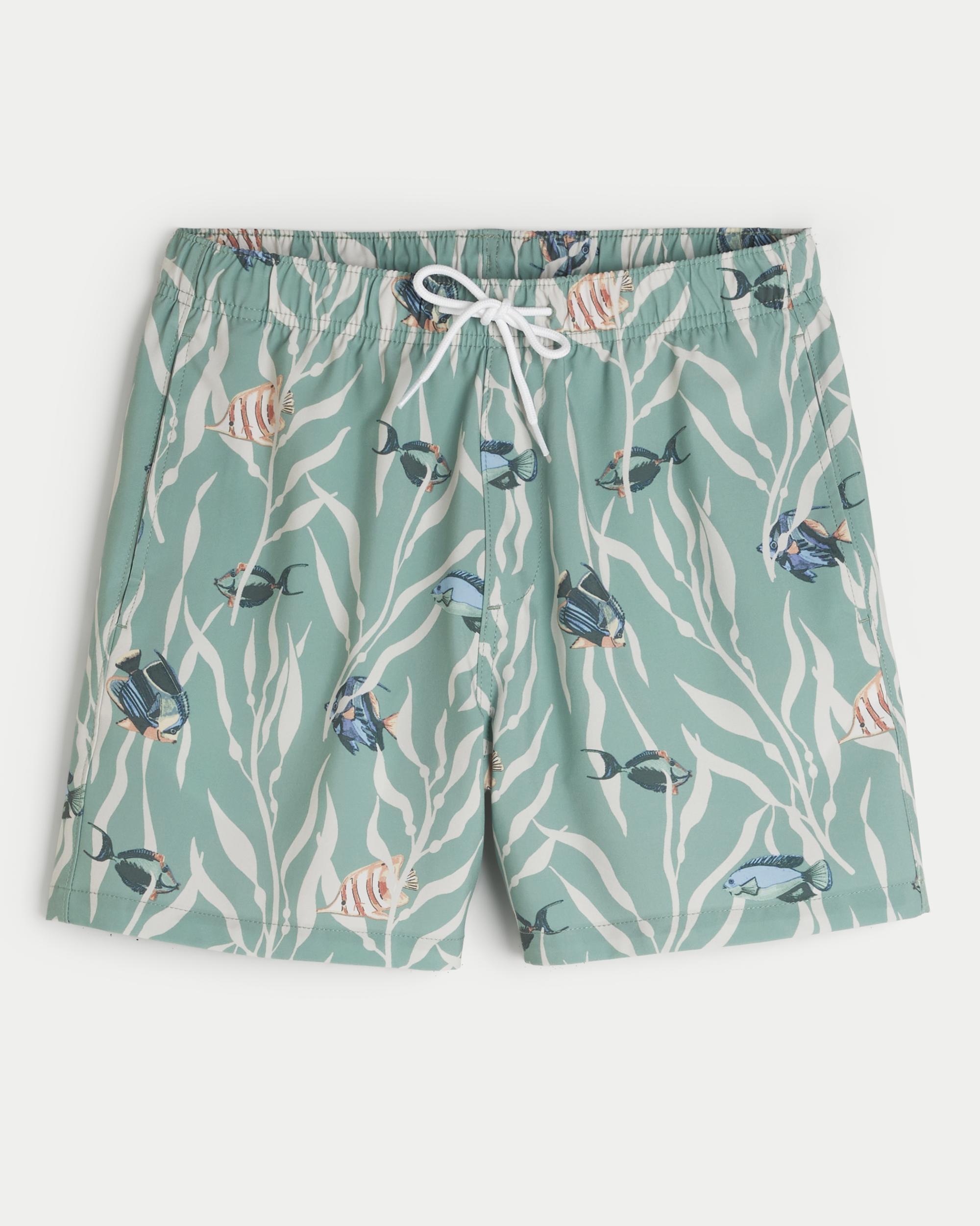 Mid-Thigh Volley Swim Trunks Product Image