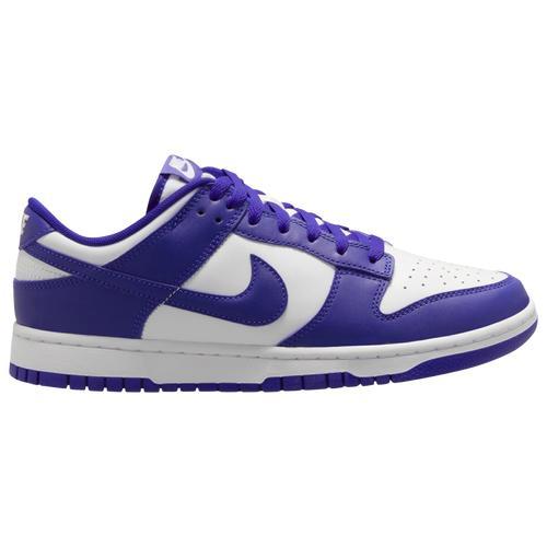 Nike Mens Dunk Low Retro - Shoes White/Concord/University Red Product Image