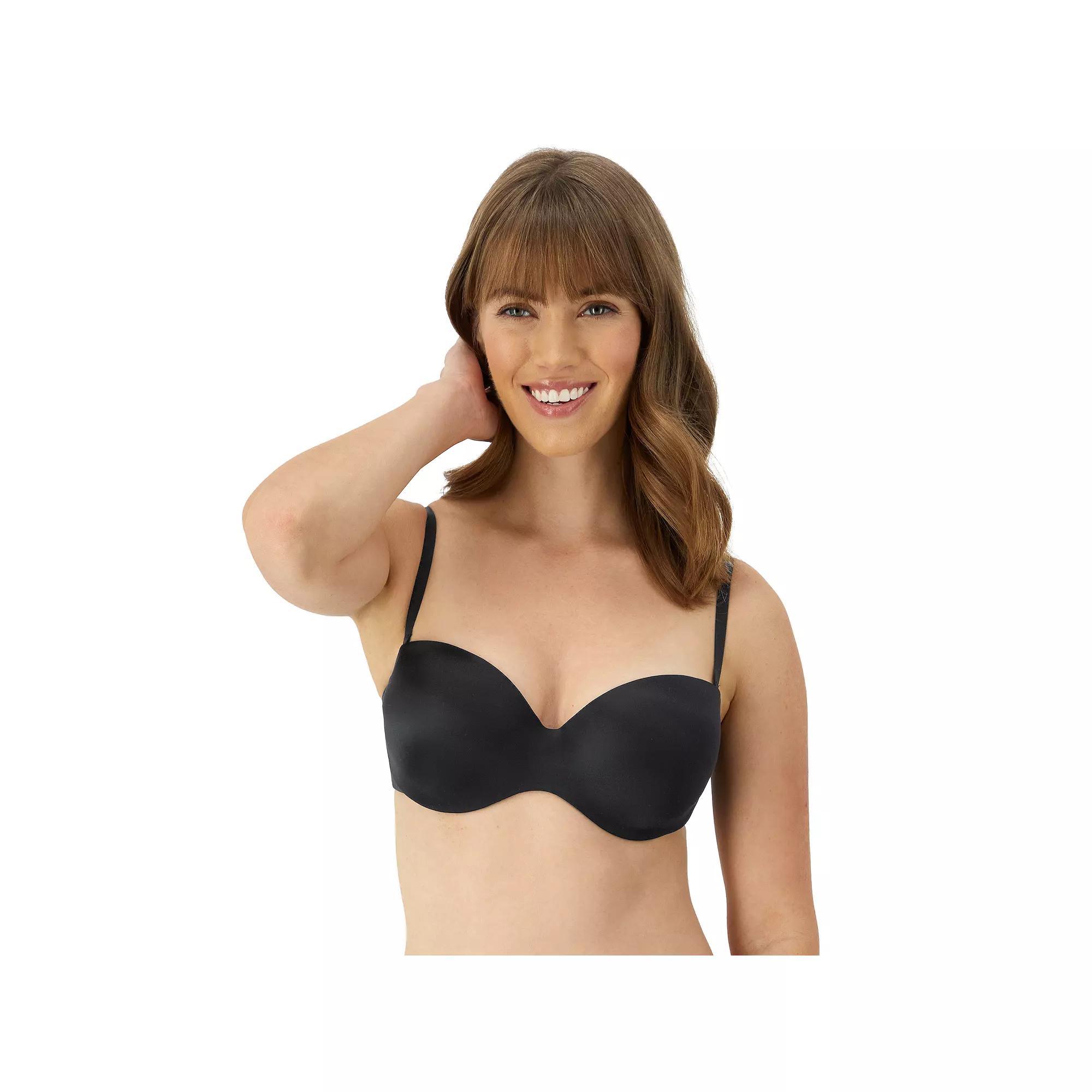 Maidenform® Full Coverage Strapless Underwire Bra DM9472, Women's, Size: 40 B, Black Product Image